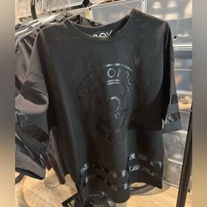 Boy London oversized Mesh Jersey Top